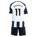 Newcastle United Harvey Barnes #11 Hjemmedraktsett Barn 2024-25 Korte ermer (+ Korte bukser)